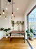 Live Edge Solid Walnut Dining Table with Metal Legs | Tables by The Industrial Furniture Ltd. Item made of walnut with metal works with contemporary & country & farmhouse style