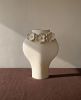 Ceramic Vase 'Sculptural Flowers - Dal' | Vases & Vessels by INI CERAMIQUE. Item composed of ceramic in minimalism or country & farmhouse style