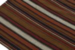 Vintage Tribal Kilim rug in Polychromatic Stripes by Rug | Area Rug in Rugs by Rug and Kilim