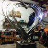 Love Heart | Public Sculptures by Donald Gialanella | Temple B'nai Israel in Oklahoma City. Item composed of steel