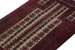 Vintage Baluch Afghan rug in Red, Blue & Beige Patterns | Area Rug in Rugs by Rug and Kilim