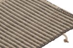 Rug & Kilim's Accent Kilim, Beige and Gray Textural Stripes | Area Rug in Rugs by Rug and Kilim