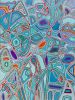 Beadwork | Oil And Acrylic Painting in Paintings by Anne Beletic | Private Residence in Dallas. Item made of canvas & synthetic