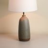 Table Lamp 1 in Slate | Lamps by Pyre Studio. Item composed of cotton and brass in minimalism or contemporary style