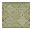 Rug & Kilim’s Scandinavian Square Rug in Blue and Green | Area Rug in Rugs by Rug and Kilim