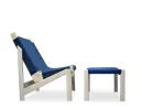 North Lounge Chair | Chairs by Blak Haus Furniture. Item made of walnut & cotton