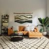 Handwoven Wall Hanging "Whispers of the Jungle" | Wall Sculpture in Wall Hangings by Tissage Sauvage. Item composed of wood & cotton compatible with boho and country & farmhouse style
