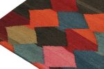 Vintage Karadagh Persian Kilim Runner with Geometric Pattern | Area Rug in Rugs by Rug and Kilim