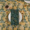 Block Print Table Napkins Flower Field | Set of 4 | Linens & Bedding by ichcha. Item composed of cotton compatible with boho and minimalism style
