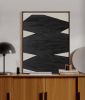 "Purpose" Black I Affirmations Painting on Canvas | Oil And Acrylic Painting in Paintings by ART + ALCHEMY By Nicolette Atelier. Item made of wood with canvas works with minimalism & mid century modern style