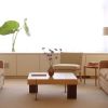 CT-21 Coffee Table in Rift-sawn Red Oak with Black Metal Legs | Tables by Antoine Proulx Furniture, LLC. Item made of wood