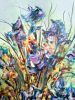 wild flowers 3 | Oil And Acrylic Painting in Paintings by Olena K. Item composed of paper in contemporary or modern style