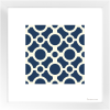 Framed Poster - Art Print 4x4 Círculos - Azul | Prints by Alzuleycha. Item composed of paper