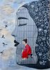 The echo of time | Oil And Acrylic Painting in Paintings by Elena Parau