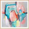Large Square Abstract Art Print: Heart Bright | Prints in Paintings by Sarina Diakos Art