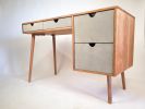 The Executive Blossom | Desk in Tables by Curly Woods. Item composed of maple wood in mid century modern style