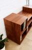 Apodaca Vinyl Record Console | Cabinet in Storage by Alicia Dietz Studios. Item composed of wood