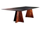 Fierro Table in Argentine Rosewood by Costantini | Dining Table in Tables by Costantini Design. Item composed of wood and metal