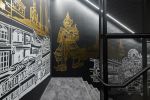 Mahanakhon Skywalk King Power Thailand art mural | Murals by Just Sketch | King Power MahaNakhon in Khwaeng Silom. Item made of synthetic