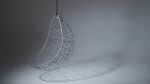 Nest Egg - Twig Pattern - Snow and Ice | Swing Chair in Chairs by Studio Stirling. Item made of steel compatible with minimalism and modern style