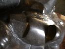 Bear Hug | Public Sculptures by Jim Sardonis | Helen A Thompson School in West Gardiner. Item made of marble