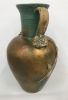 Green Copper Urn | Vase in Vases & Vessels by Feats Of Clay. Item made of ceramic works with contemporary & traditional style