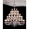 AM6290 ZENITH ROUGE | Chandeliers by alanmizrahilighting | New York in New York. Item made of metal with glass