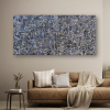 'Nocturne' - Highly Textured Abstract Fine Artwork | Paintings by Christina Twomey Art + Design. Item made of canvas works with minimalism & contemporary style