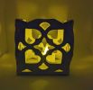 Marvila Candle Holder- Carved Clay | Decorative Objects by Alzuleycha. Item made of ceramic