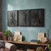 Abstract Textile Wall Art • Large Fabric Wall Sculpture | Oil And Acrylic Painting in Paintings by Sarmal Design. Item composed of canvas compatible with minimalism and contemporary style