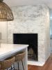 Whitewashed Brick in Kitchen | Wall Treatments by EMILY POPE HARRIS ART
