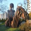 Outdoor Sculpture | Public Sculptures by Alex Lidagovsky | Riviera Riverside Yacht Club in Kyiv. Item made of steel