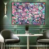 Periwinkle Folly | Oil And Acrylic Painting in Paintings by Michelle B. Noah   Ninth Street Gallery | Current Artist Workshop in Garland. Item made of canvas & synthetic