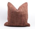 Single Sided Vintage Hemp Pillow | Cushion in Pillows by HOME. Item made of linen