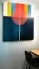 "Registration" | Oil And Acrylic Painting in Paintings by ANTLRE - Hannah Sitzer | Google RWC SEA6 in Redwood City. Item made of canvas