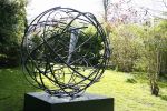 Global Odyssey | Sculptures by Mark Beattie MRSS | Burghley House in Peterborough. Item made of steel