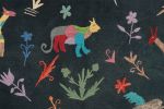 Rug & Kilim’s Suzani Kilim, Black with Vibrant Animal | Area Rug in Rugs by Rug and Kilim