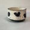 Hand Painted Black Clay Bowl | Dinnerware by cursive m ceramics. Item made of ceramic