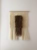 The Portal | Carob Brown | Tapestry in Wall Hangings by Dörte Bundt. Item made of wood with cotton works with boho & mid century modern style