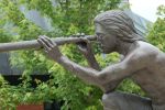 Samuel De Champlain | Public Sculptures by Jim Sardonis | Champlain College in Burlington. Item made of bronze