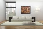 Natural Geometric Cube Art | Wall Sculpture in Wall Hangings by Craig Forget. Item composed of wood in contemporary or industrial style