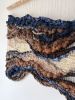Wall tapestry "Strata" | Wall Hangings by Tissage Sauvage. Item composed of wood and cotton in boho or contemporary style