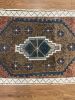 Vintage Hand-woven Turkish Rug Doormat| 1.9 x 2.7 | Small Rug in Rugs by Wool and Rug. Item composed of wool compatible with boho and contemporary style