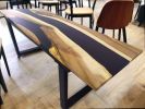 Epoxy Dining Table, Epoxy Resin Table, Epoxy Wood Table | Tables by Innovative Home Decors. Item composed of wood compatible with country & farmhouse and art deco style
