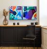 Underworld | Oil And Acrylic Painting in Paintings by Paula Saslow, Copper Rose Art. Item made of birch wood compatible with contemporary style