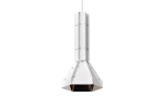 Hexagon Chrome White Pendant Light | Pendants by ADAMLAMP. Item composed of steel in minimalism or industrial style