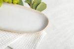 Extra Long Oval Shaped Serving Platter | Serveware by ShellyClayspot. Item composed of ceramic in country & farmhouse or modern style