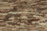 Vintage Moroccan Tribal rug in Beige-Brown Shag Pile | Area Rug in Rugs by Rug and Kilim