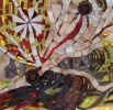 Pensacola Relics Revived mosaic | Wall Sculpture in Wall Hangings by Gila Mosaics Studio. Item made of ceramic & glass compatible with contemporary style