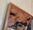 Rustic Live Edge Cherry Burl Wood Mirror - Organic Wall Deco | Decorative Objects by thomas weber